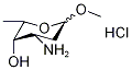 Methyl -L-Daunosamine Hydrochloride, 131528-45-5, 結構式