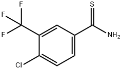 4-CHLORO-3-TRIFLUOROMETHYL-THIOBENZAMIDE Struktur