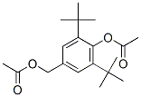 2-Acetoxy-5-acetoxymethyl-1,3-di-tert-butylbenzene Struktur