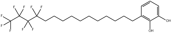 3-(nonafluoropentadecyl)catechol Struktur