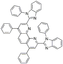 1,10-Phenanthroline, 4,7-diphenyl-2,9-bis(1-phenyl-1H-benziMidazol-2-yl)- Struktur