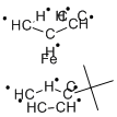 tert-Butylferrocene Structure