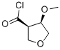 3-Furancarbonyl chloride, tetrahydro-4-methoxy-, (3R-cis)- (9CI) Struktur