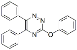 5,6-Diphenyl-3-phenoxy-1,2,4-triazine Struktur