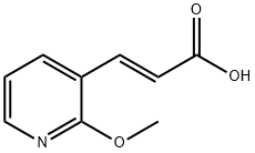 3-(2-METHOXYPYRIDIN-3-YL)ACRYLIC ACID Struktur