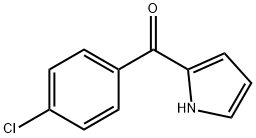 (4-chlorophenyl)(1H-pyrrol-2-yl)methanone Struktur