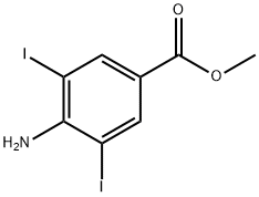 4-AMINO-3,5-DIIODOBENZOIC ACID METHYL ESTER Struktur