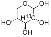 D-[2-13C]XYLOSE Struktur