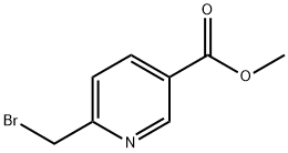 methyl 6-(bromomethyl)nicotinate Struktur