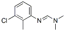 N'-(3-Chloro-o-tolyl)-N,N-dimethylformamidine Struktur