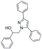 1-(2-hydroxy-2-phenylethyl)-3,5-diphenylpyrazole Struktur