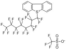 S-(N-PERFLUOROOCTYL)DIBENZOTHIOPHENIUM TRIFLUORO-METHANESULFONATE   DISCONTINUED  03/08/01 Struktur