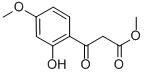 3-(2-HYDROXY-4-METHOXY-PHENYL)-3-OXO-PROPIONIC ACID METHYL ESTER Struktur