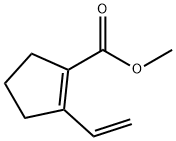 1-Cyclopentene-1-carboxylicacid,2-ethenyl-,methylester(9CI) Struktur