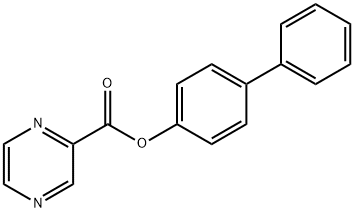 4-Biphenylyl pyrazinoate Struktur