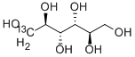 D-MANNITOL-1-13C Struktur