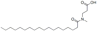 N-methyl-N-(1-oxooctadecyl)-beta-alanine  Struktur