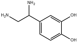 1-(3,4-dihydroxyphenyl)-1,2-diaminoethane Struktur