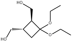 1,2-Cyclobutanedimethanol,3,3-diethoxy-,(1S-trans)-(9CI)