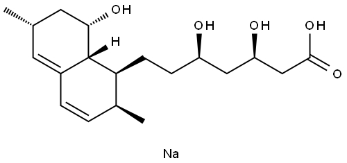 DES (2-METHYLBUTYRATE) LOVASTATIN HYDROXY ACID SODIUM SALT Struktur