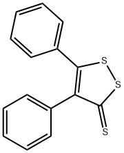 4,5-Diphenyl-3H-1,2-dithiole-3-thione Struktur