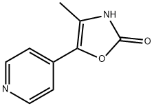 4-methyl-5-(4-pyridinyl)-2(3H)-oxazolone Struktur