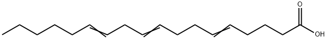 5,9,12-octadecatrienoic acid Struktur