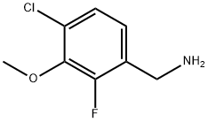 4-Chloro-2-fluoro-3-methoxybenzylamine Struktur