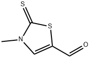 5-Thiazolecarboxaldehyde, 2,3-dihydro-3-methyl-2-thioxo- (9CI) Struktur