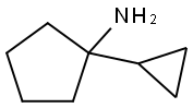 Cyclopentanamine, 1-cyclopropyl- (9CI) Struktur