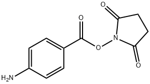 N-(4-aminobenzoyloxy)succinimide Struktur