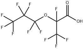 PERFLUORO(2-METHYL-3-OXAHEXANOIC) ACID Struktur