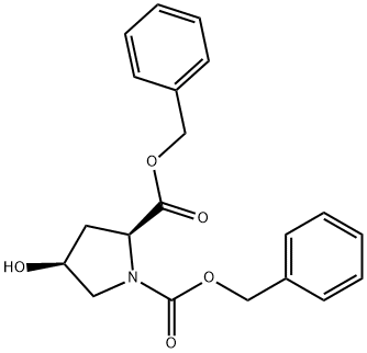 （2s，4s）-dibenzyl 4-hydroxypyrrolidine-1，2-dicarboxylate