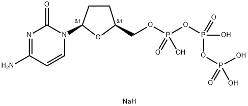 2',3'-DIDEOXYCYTIDINE 5'-TRIPHOSPHATE SODIUM SALT Struktur