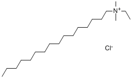 ETHYLHEXADECYLDIMETHYLAMMONIUMCHLORIDE Struktur