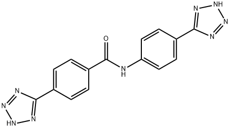 4-(1H-tetrazol-5-yl)-N-(4-(1H-tetrazol-5-yl)phenyl)benzamide Struktur