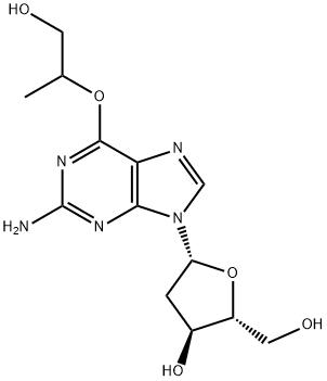 O6-(2-Hydroxy-1-Methylethyl)-2'-deoxyguanosine Struktur