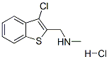 N-[(3-CHLORO-1-BENZOTHIEN-2-YL)-METHYL]-N-METHYLAMINE HYDROCHLORIDE Struktur