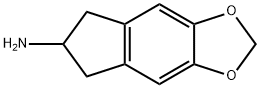 5,6-methylenedioxy-2-aminoindan Struktur