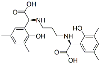 N,N'-trimethylenebis(2-(2-hydroxy-3,5-dimethylphenyl)glycine) Struktur