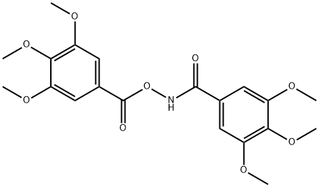 N-(3,4,5-trimethoxybenzoyloxy)-3,4,5-trimethoxybenzamide Struktur