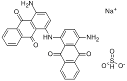 9,10-Anthracendion, 1,1'-Iminobis[4-amino-, sulfoniert