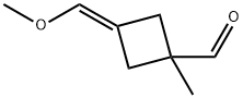 Cyclobutanecarboxaldehyde, 3-(methoxymethylene)-1-methyl- (9CI) Struktur