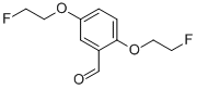 2,5-BIS(2-FLUOROETHOXY)-BENZALDEHYDE Struktur