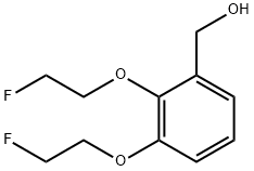 2,3-BIS(2-FLUOROETHOXY)-BENZENEMETHANOL Struktur