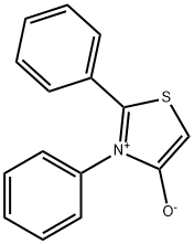 2,3-Diphenylthiazol-3-ium-4-olate Struktur