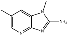 2-Amino-1,6-dimethylimidazo[4,5-b]pyridine Struktur