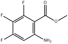 Benzoic acid, 6-amino-2,3,4-trifluoro-, methyl ester (9CI) Struktur