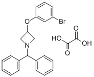 3-(3-BROMOPHENOXY)-1-(DIPHENYLMETHYL)-AZETIDINE OXALATE Struktur