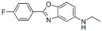 (4-fluorophenyl)-alpha-methyl-5-benzoxazole methylamine Struktur